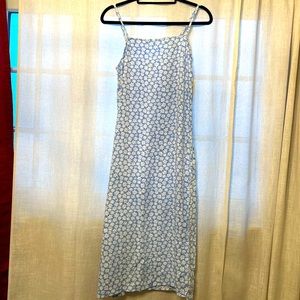 Light blue billabong midi dress, size small. Brand new with tags, never worn.